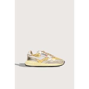 NEW AUTRY women's reelwind low sneakers in gold